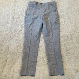 NWT Banana Republic Women’s Blue/White Linen Avery Cropped Trousers